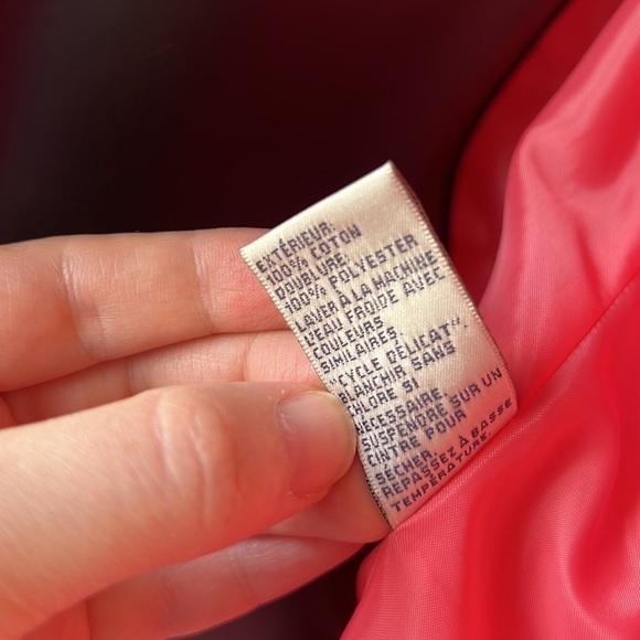 ALLISON DALEY Pink Vintage Jacquard Ruched Sleeved Light Jacket Size 12P - Picture 10 of 12